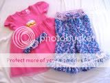 **FREE Shipping** Birthday Girl Set Crochet Longies, Headband & Matching Shirt