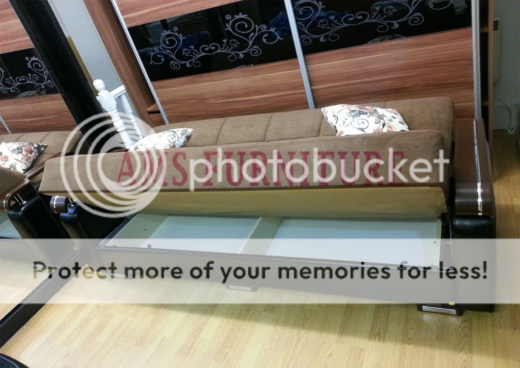 BRAND NEW 3 SEATER BROWN SUEDE FABRIC OTTOMAN STORAGE SOFA BED SETTEE BRAND NEW 3 SEATER BROWN SUEDE FABRIC OTTOMAN STORAGE SOFA BED SETTEE